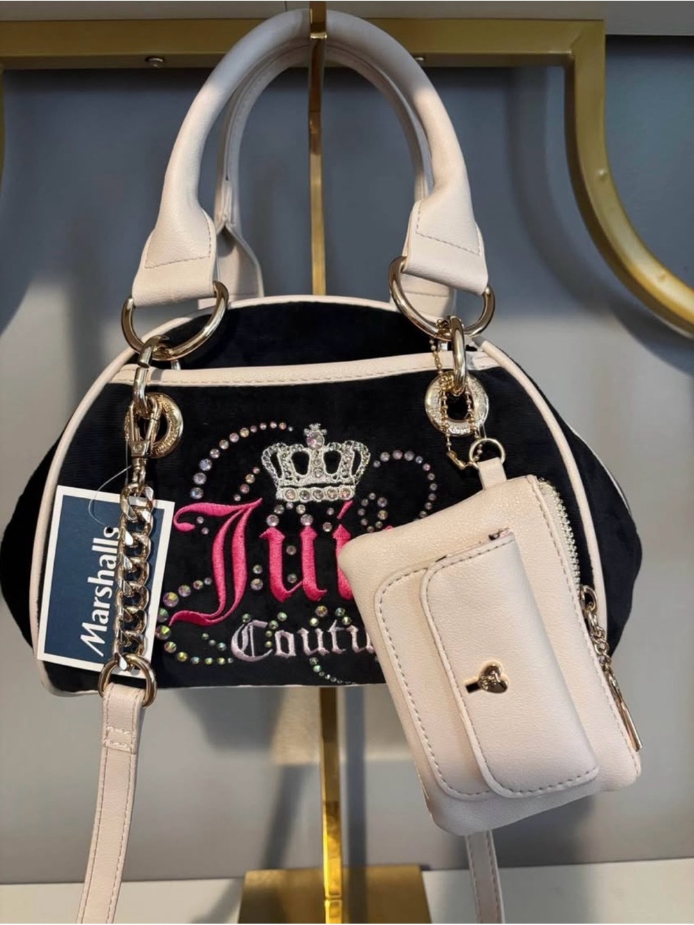 Juicy Couture Black Dreamy Juicy Satchel - Picture 3 of 5